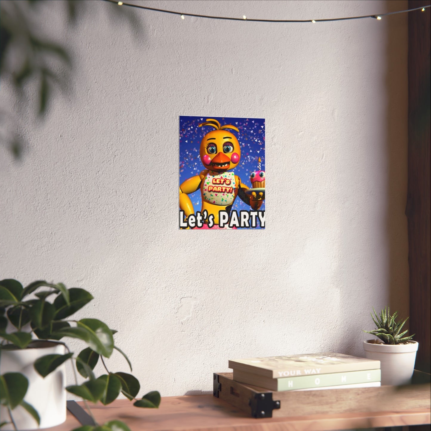 Toy Chica 'Let's Party' Fine Art Poster