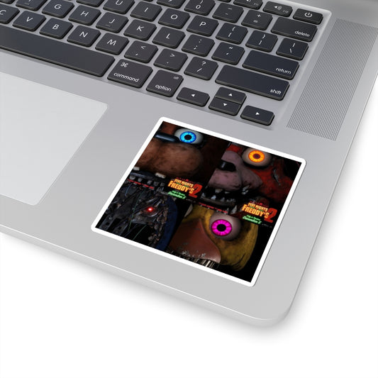 Five Nights at Freddy's 2 movie Dark Animatronic Face Sticker — Kiss-Cut