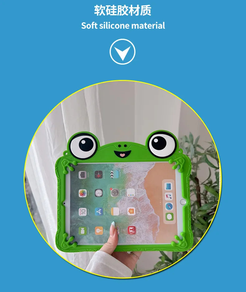 Toy Story 5 Lilypad iPad Case – Soft Silicone Shockproof Cover
