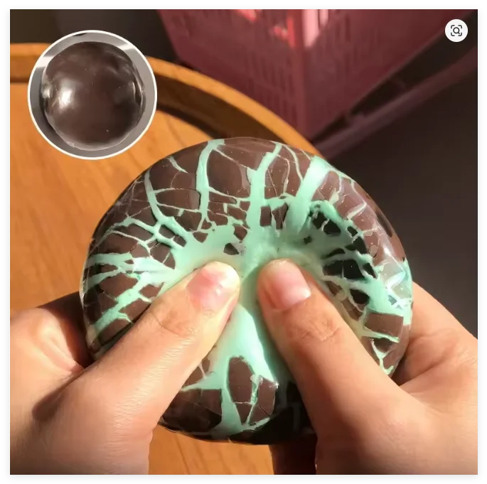 Mint Chocolate Crunch Squishy Ball – Stress Relief Sensory Fidget Toy