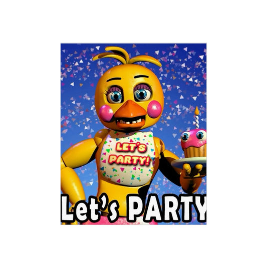 Toy Chica 'Let's Party' Fine Art Poster