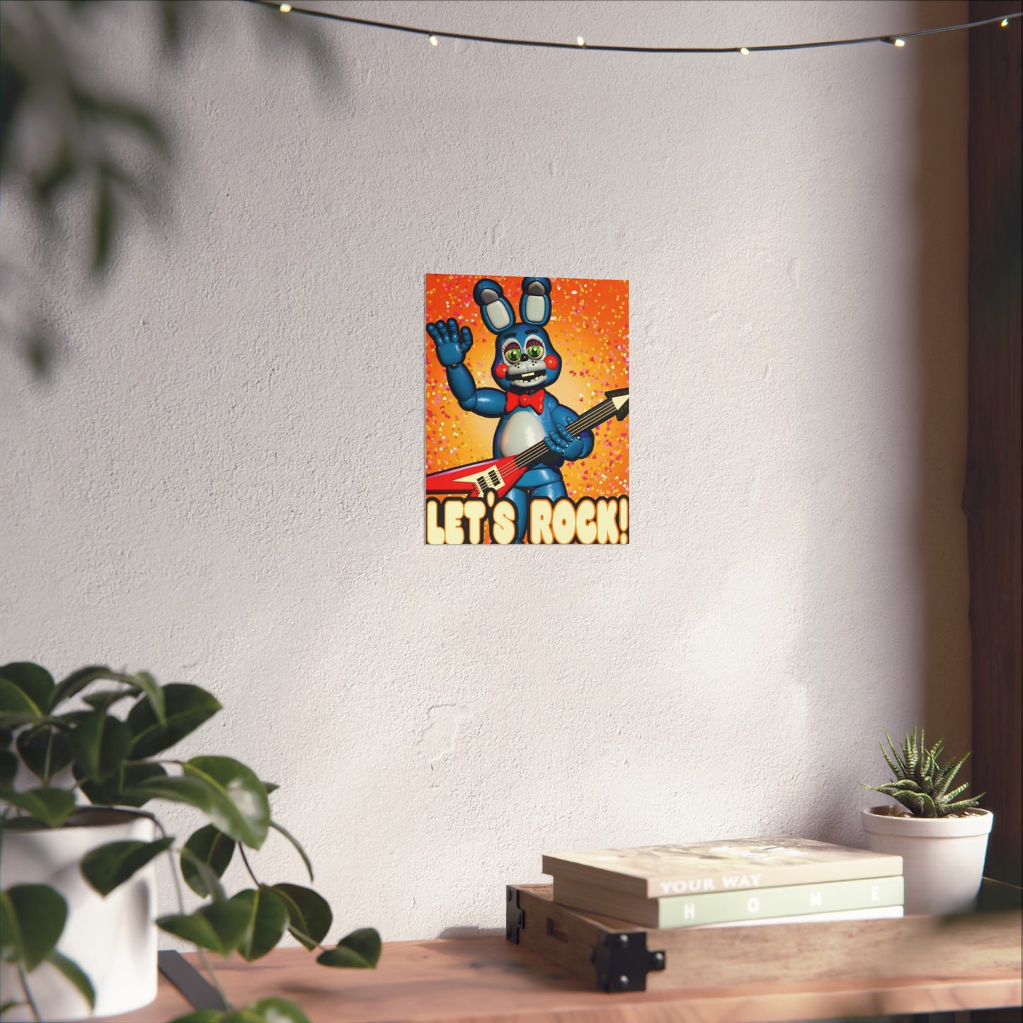 toy bonnie Let's Rock Fine Art Poster