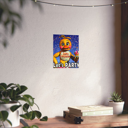 Toy Chica 'Let's Party' Fine Art Poster