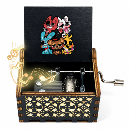 FNAF “You Are My Sunshine” Music Box – Mini Hand Crank Gift
