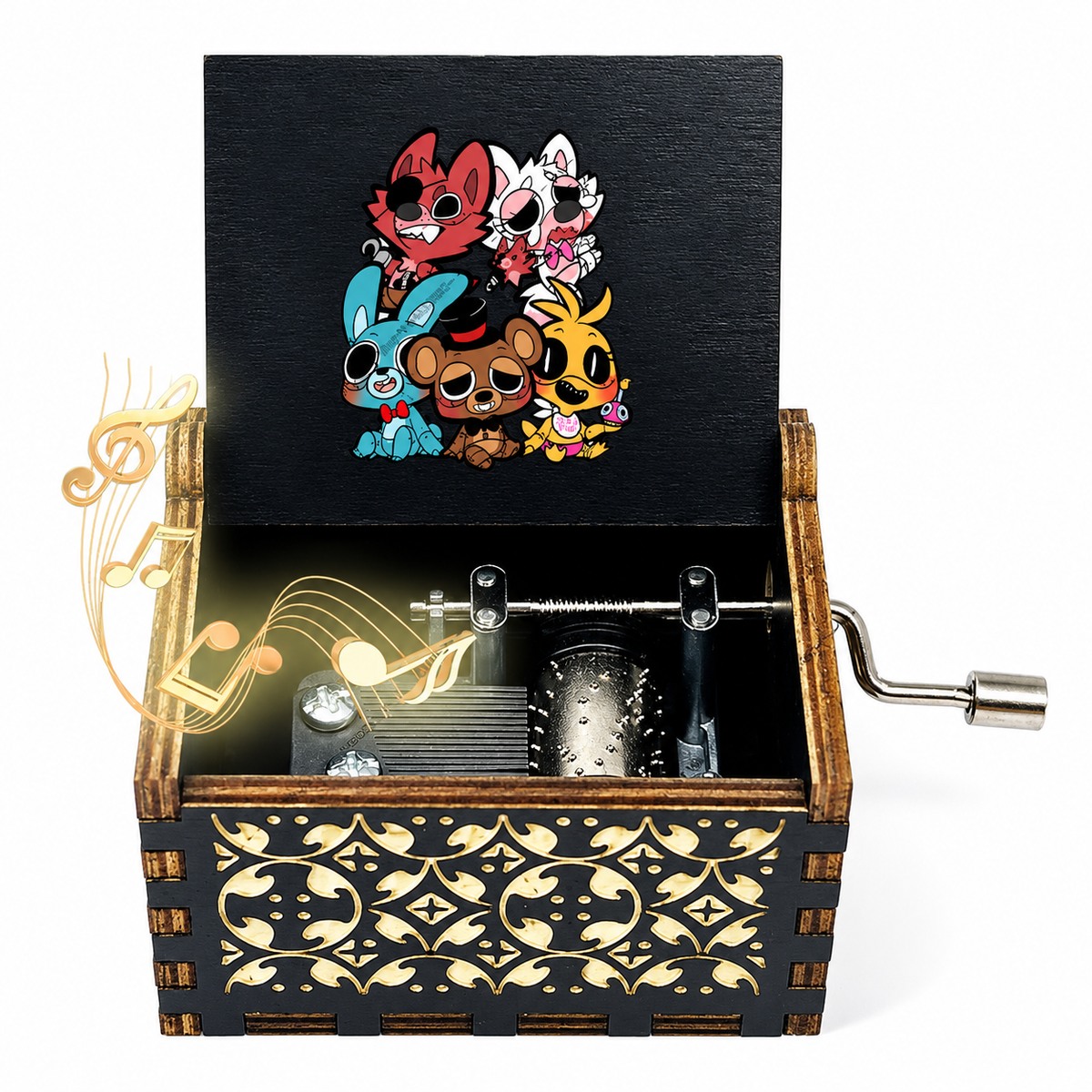 FNAF “You Are My Sunshine” Music Box – Mini Hand Crank Gift