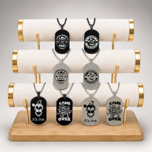 Five Nights at Freddy’s Freddy, Foxy & Bonnie Stainless Steel Necklace