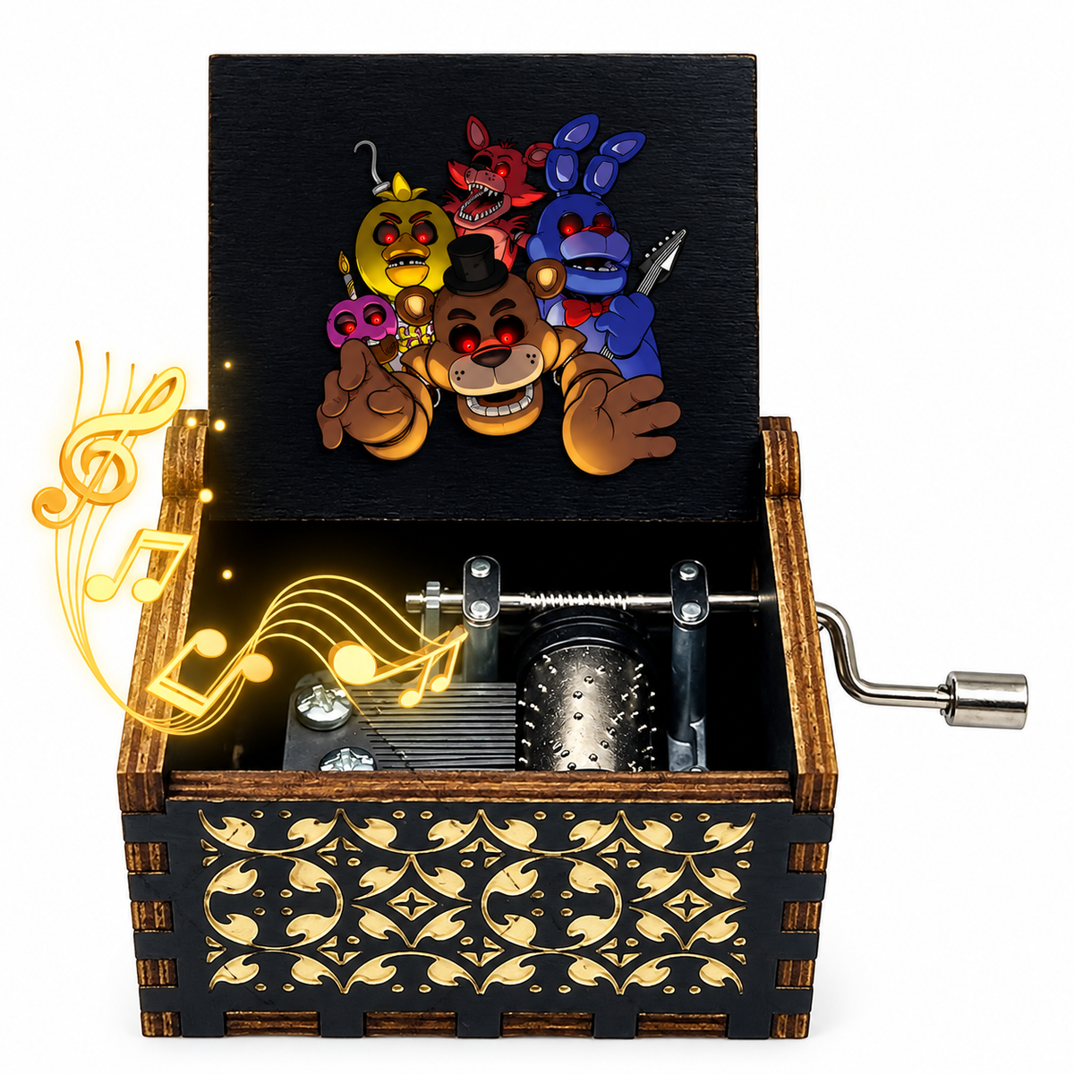 FNAF “You Are My Sunshine” Music Box – Mini Hand Crank Gift