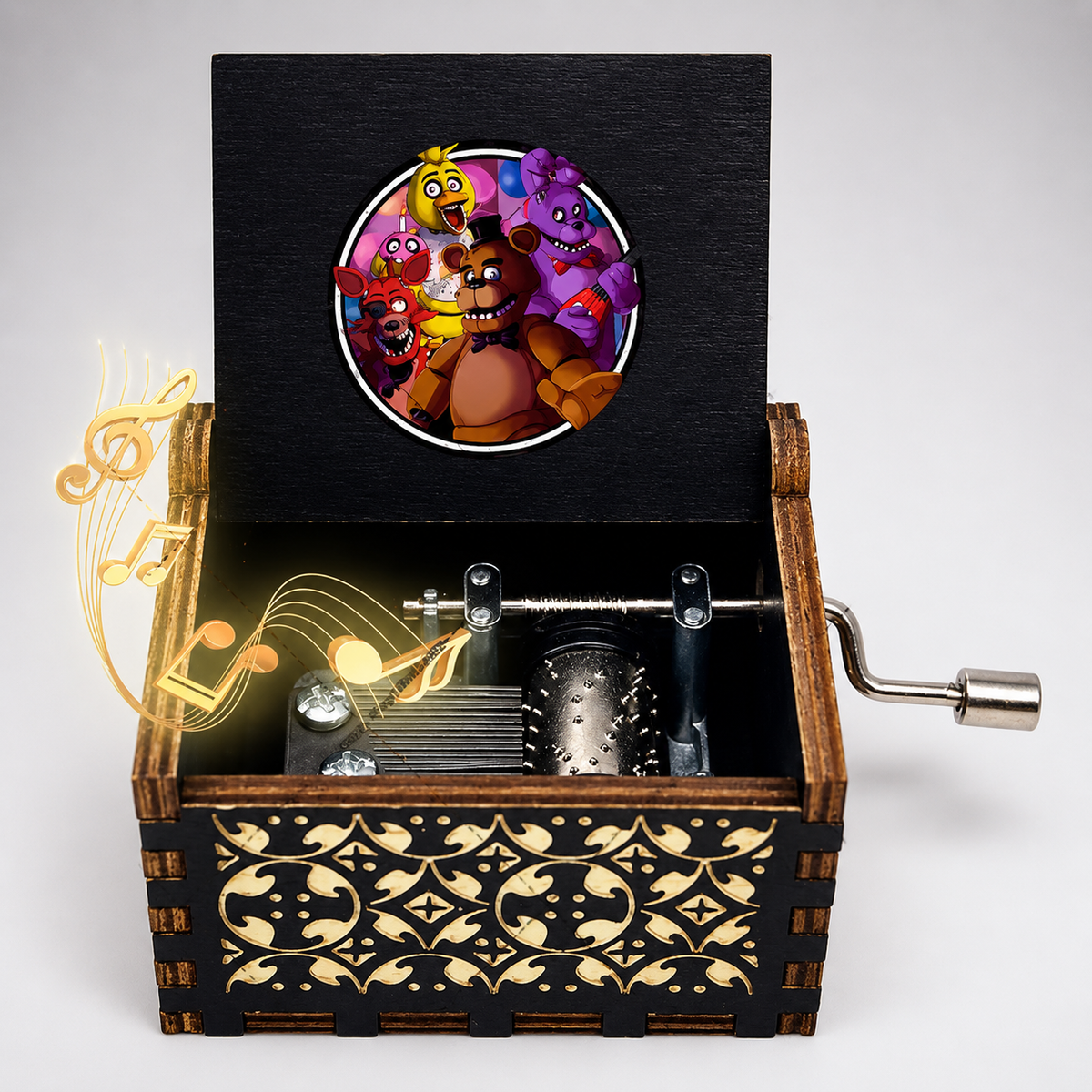 FNAF “You Are My Sunshine” Music Box – Mini Hand Crank Gift