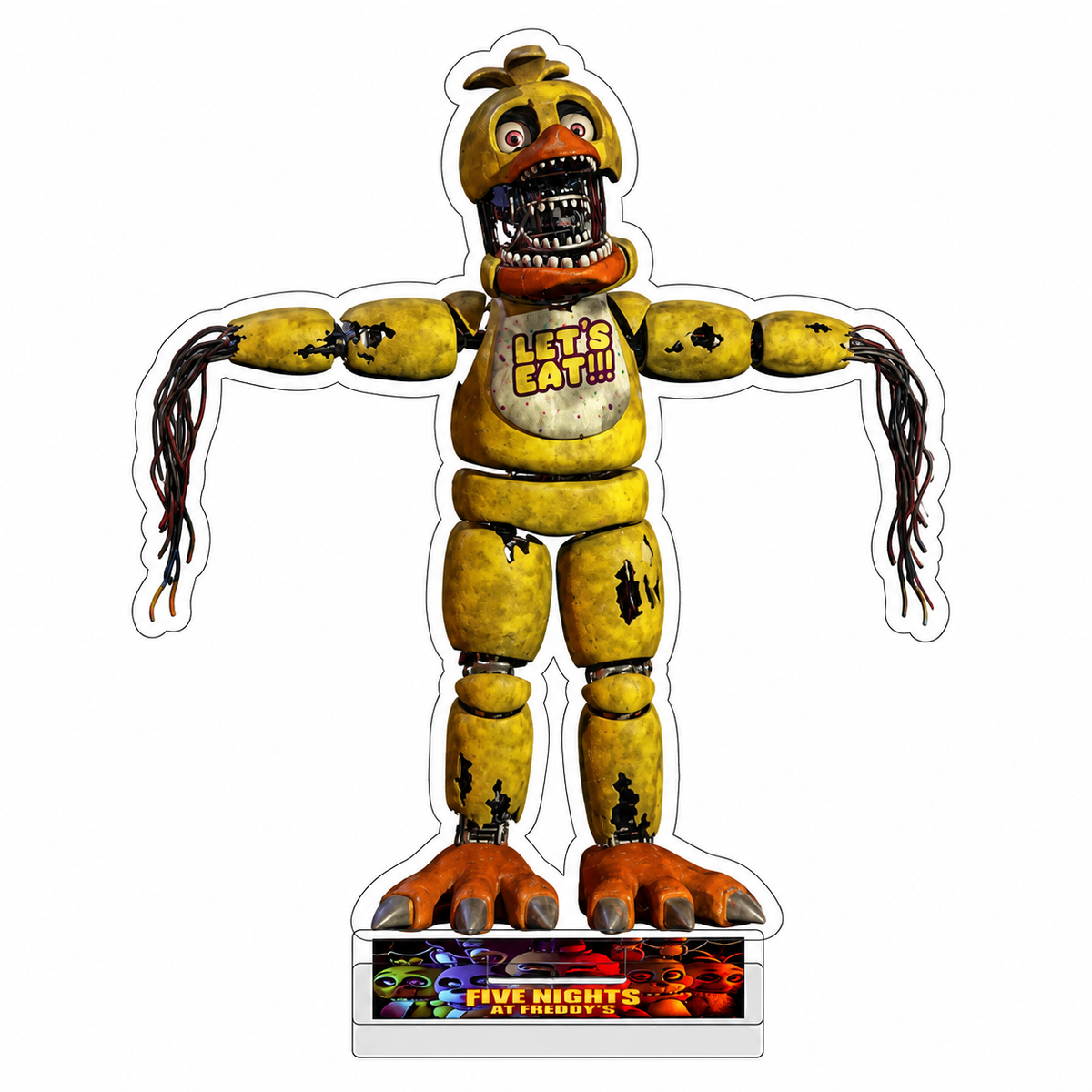 FNAF Acrylic Character Stand – Freddy, Foxy & Springtrap