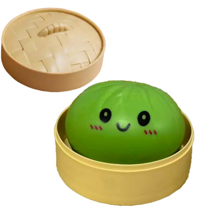 Cute Dumpling Squishy Toy – Slow Rising Stress Reliever