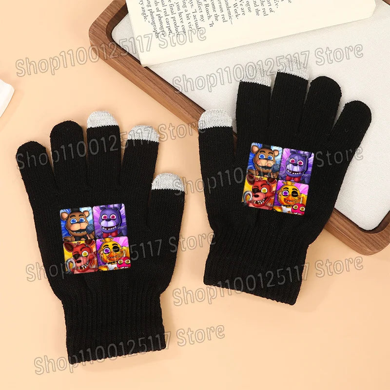 Fnafs Winter Gloves Men Boys Five Nights Freddy's Touch Screen