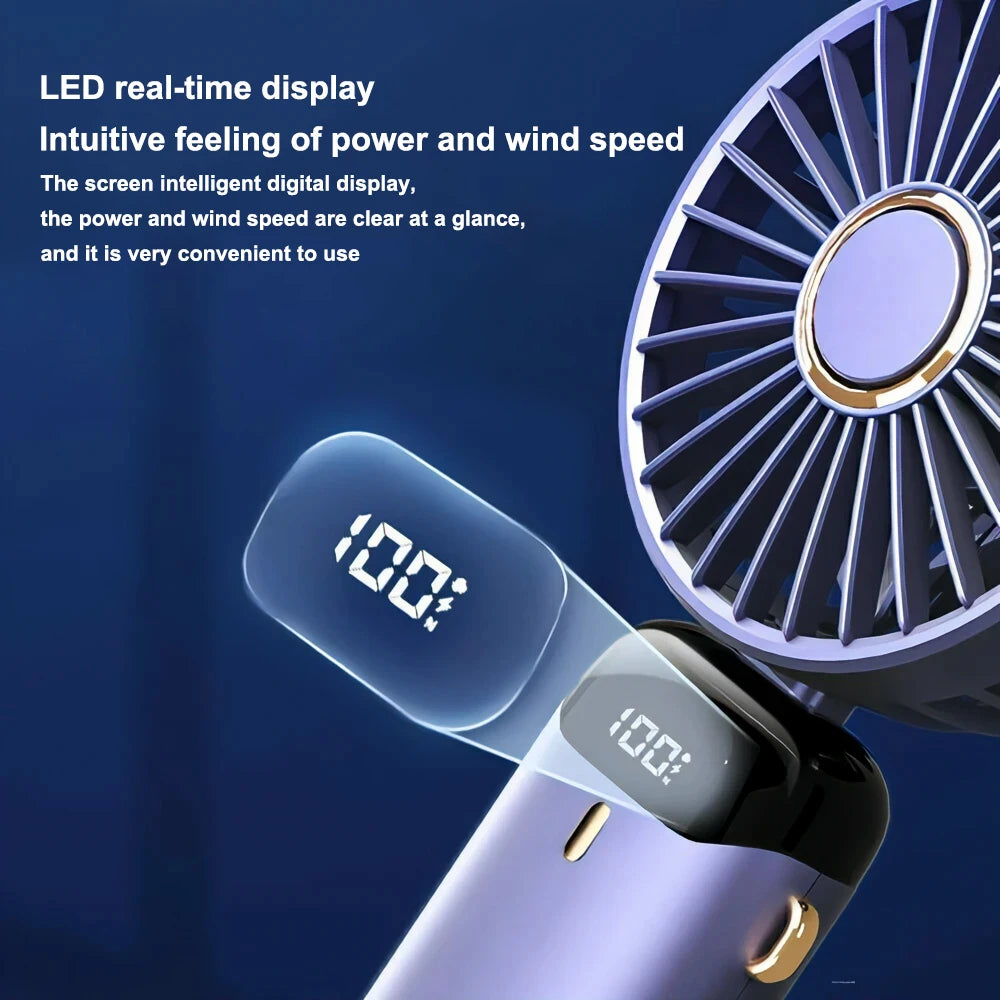 3-in-1 Portable Cooling Fan + Phone Holder