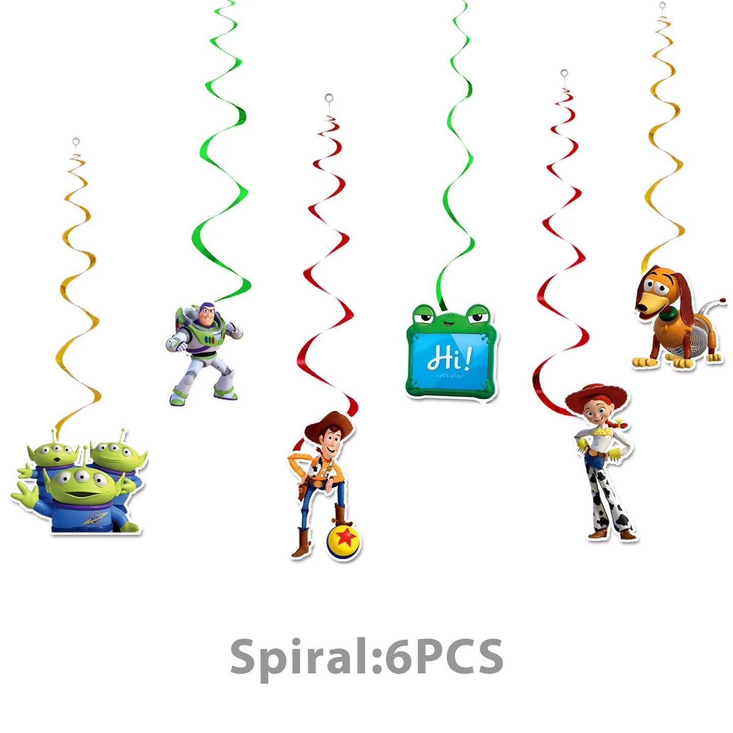 Toy Story Birthday Party Supplies Set – Balloons, Cups, Plates & Decorations