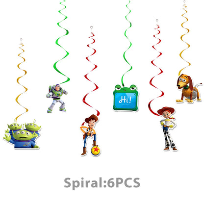 Toy Story Birthday Party Supplies Set – Balloons, Cups, Plates & Decorations