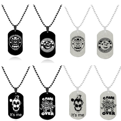 Five Nights at Freddy’s Freddy, Foxy & Bonnie Stainless Steel Necklace