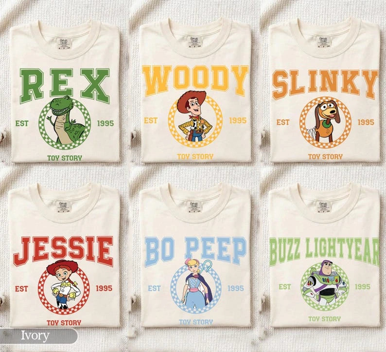 Toy Story 5 Merchandise T-shirts Adult & Kids Matching Outfits