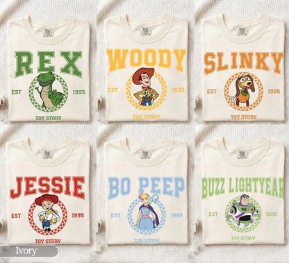 Toy Story 5 Merchandise T-shirts Adult & Kids Matching Outfits