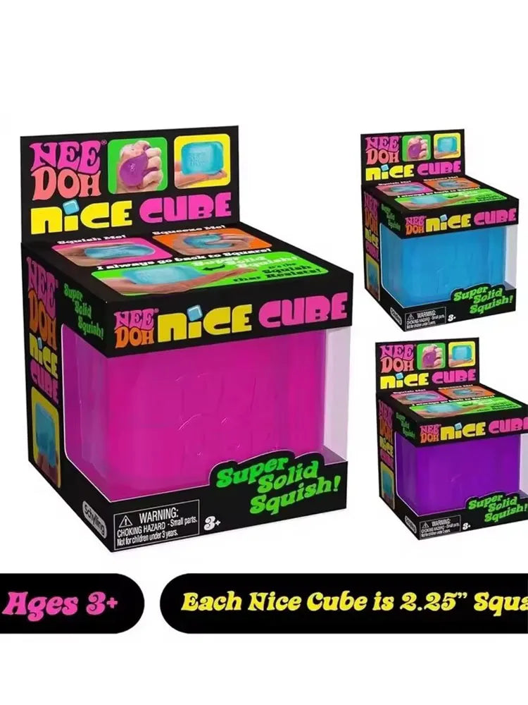NeeDoh Nice Cube Stress Ball – Sensory Fidget Toy