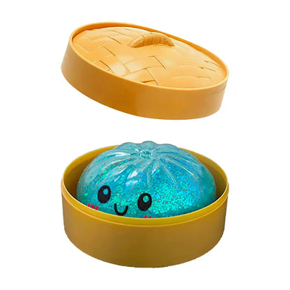 Cute Dumpling Squishy Toy – Slow Rising Stress Reliever