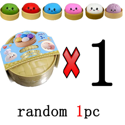 Cute Dumpling Squishy Toy – Slow Rising Stress Reliever
