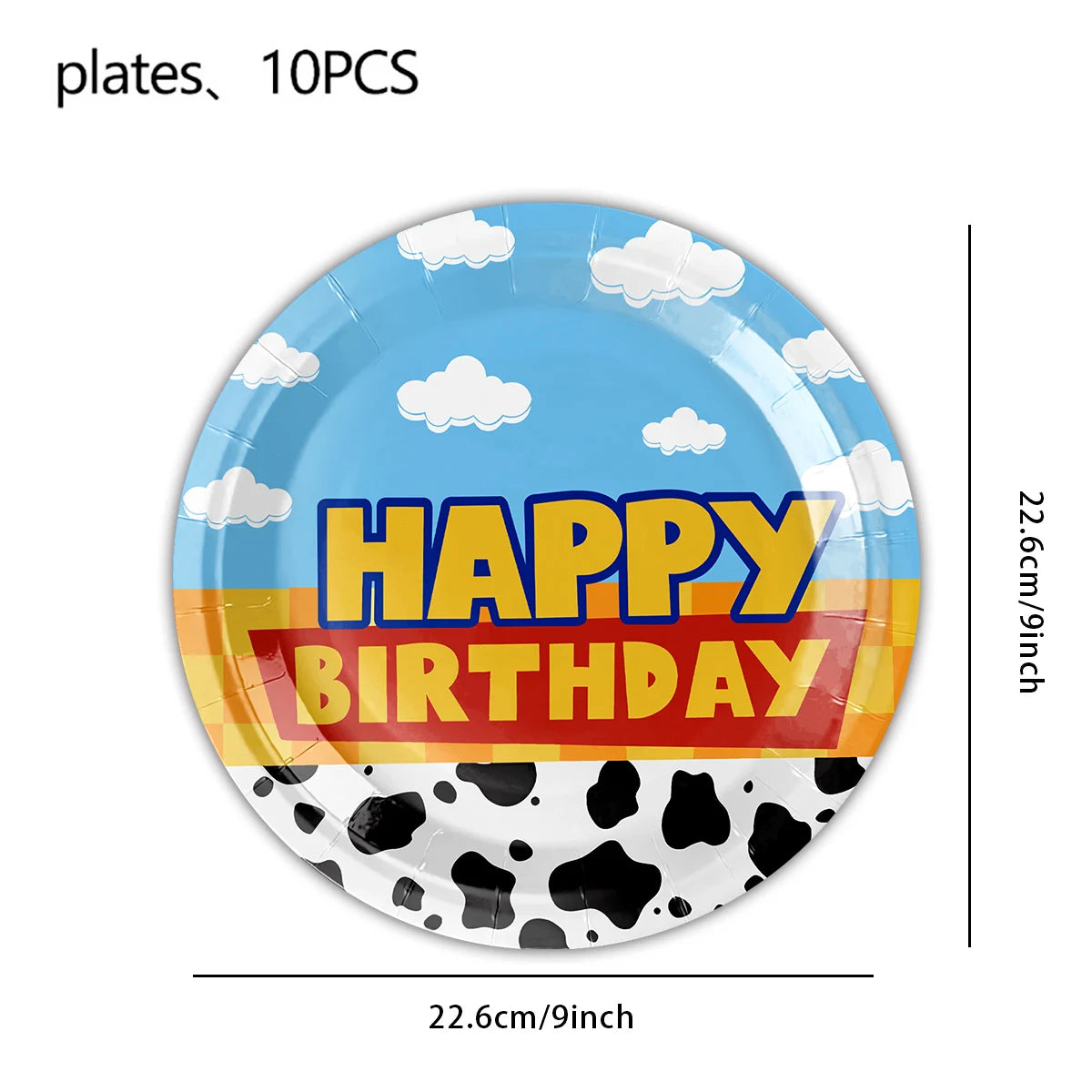Toy Story Kids Birthday Party Supplies Set – Cups, Plates, Balloons & Decorations 🎉