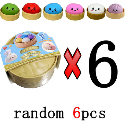 Cute Dumpling Squishy Toy – Slow Rising Stress Reliever