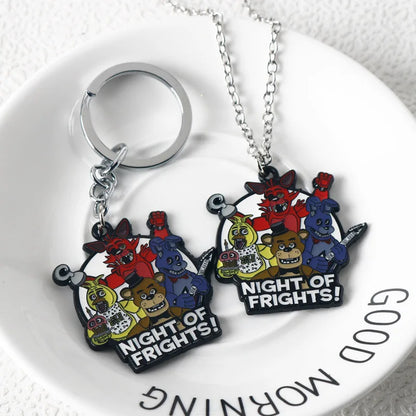 Five Nights at Freddy’s Foxy stainless steel Necklace – FNAF Character Pendant Jewellery