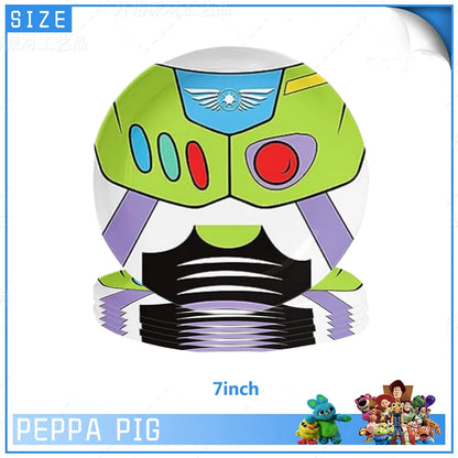 Toy Story Kids Birthday Party Supplies Set – Cups, Plates, Balloons & Decorations 🎉
