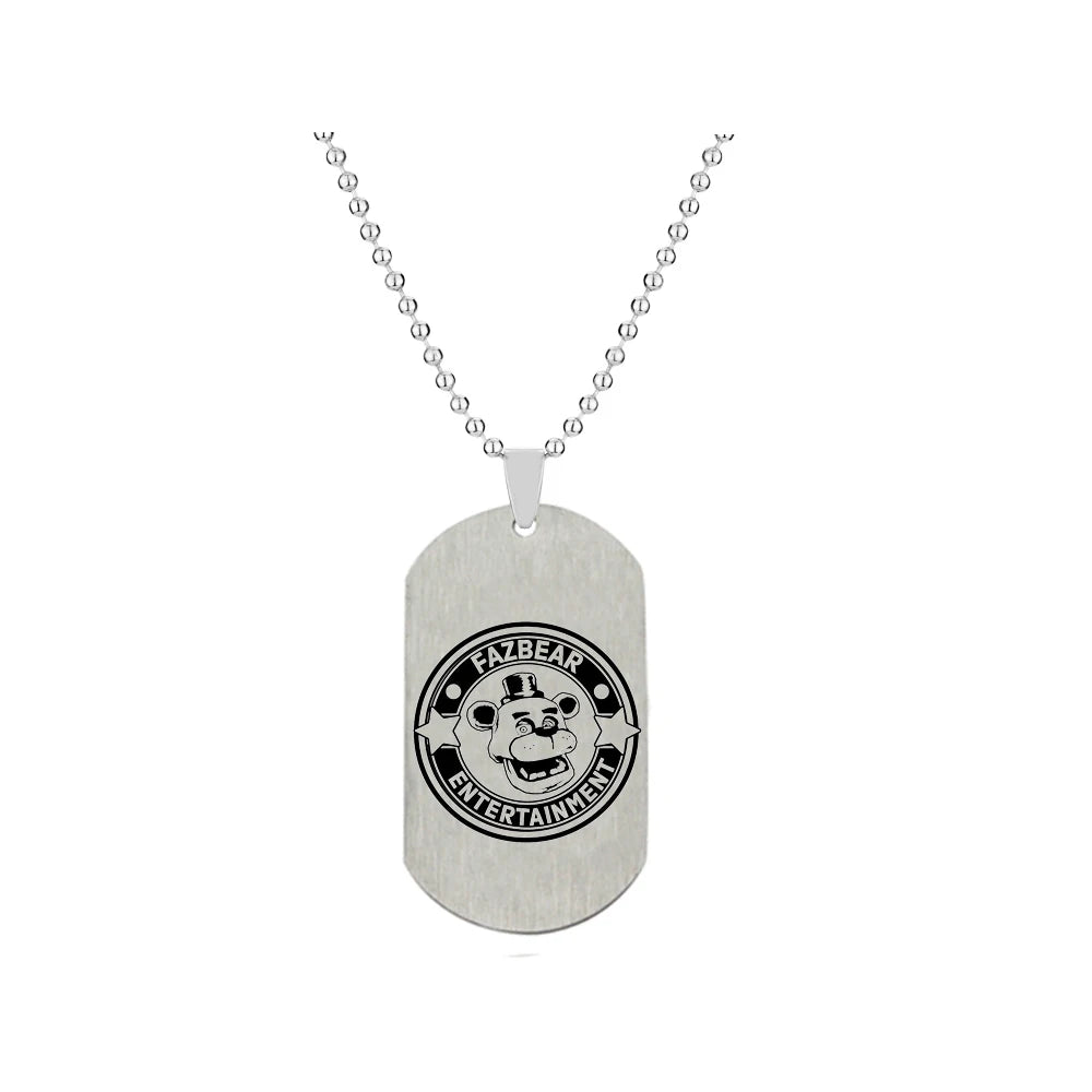 Five Nights at Freddy’s Freddy, Foxy & Bonnie Stainless Steel Necklace