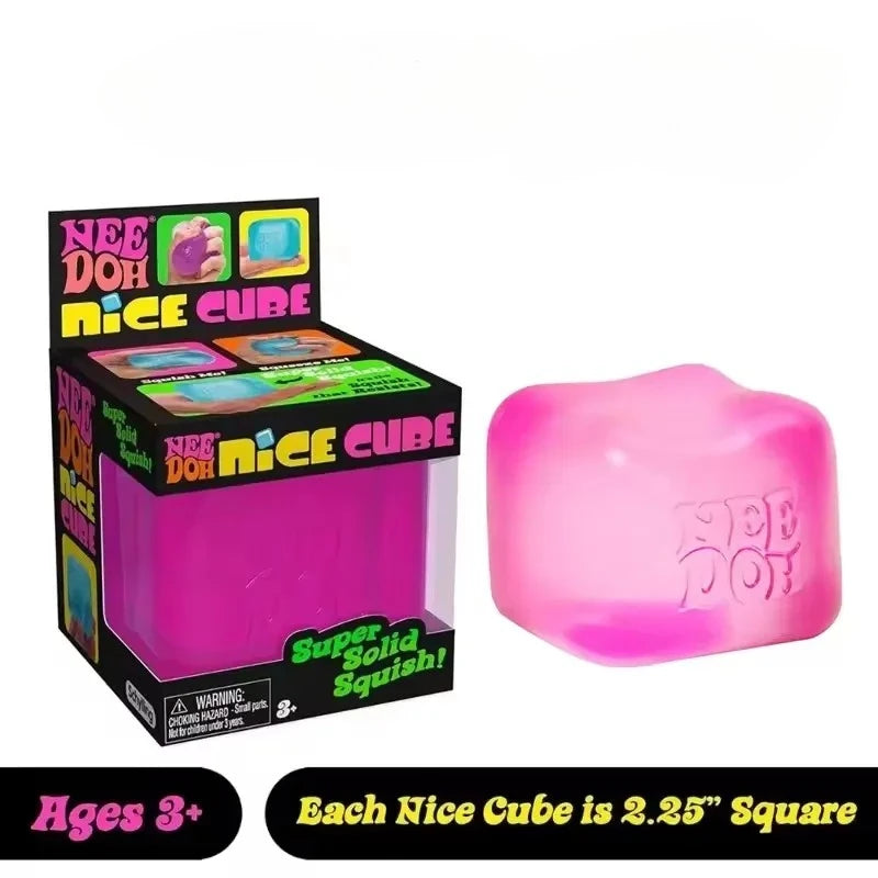NeeDoh Nice Cube Stress Ball – Sensory Fidget Toy