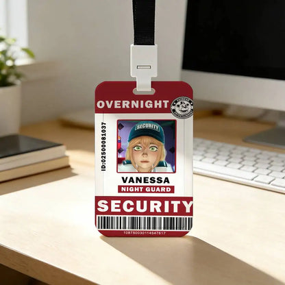 FNAF ID travel Card Holder With Lanyard