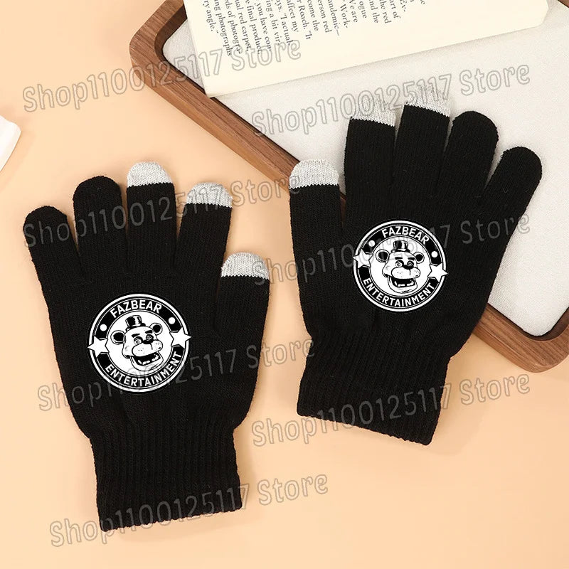 Fnafs Winter Gloves Men Boys Five Nights Freddy's Touch Screen