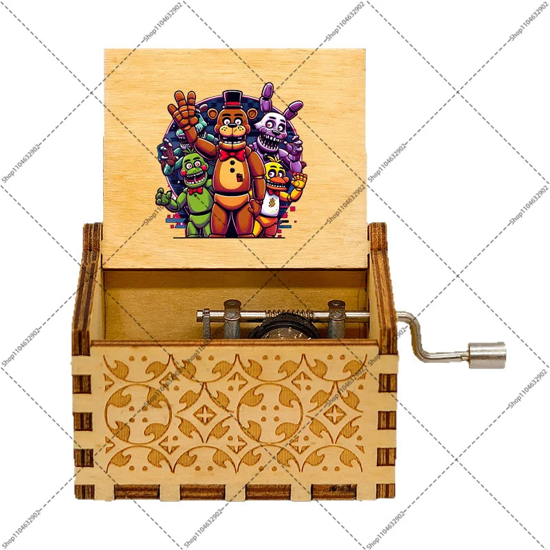 FNAF “You Are My Sunshine” Music Box – Mini Hand Crank Gift