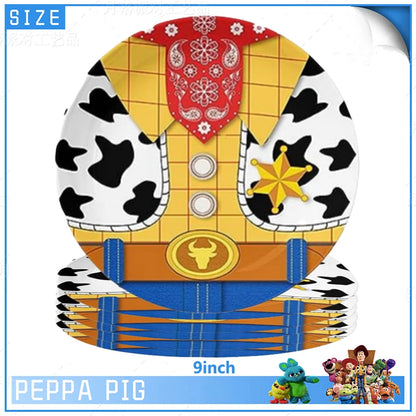 Toy Story Kids Birthday Party Supplies Set – Cups, Plates, Balloons & Decorations 🎉