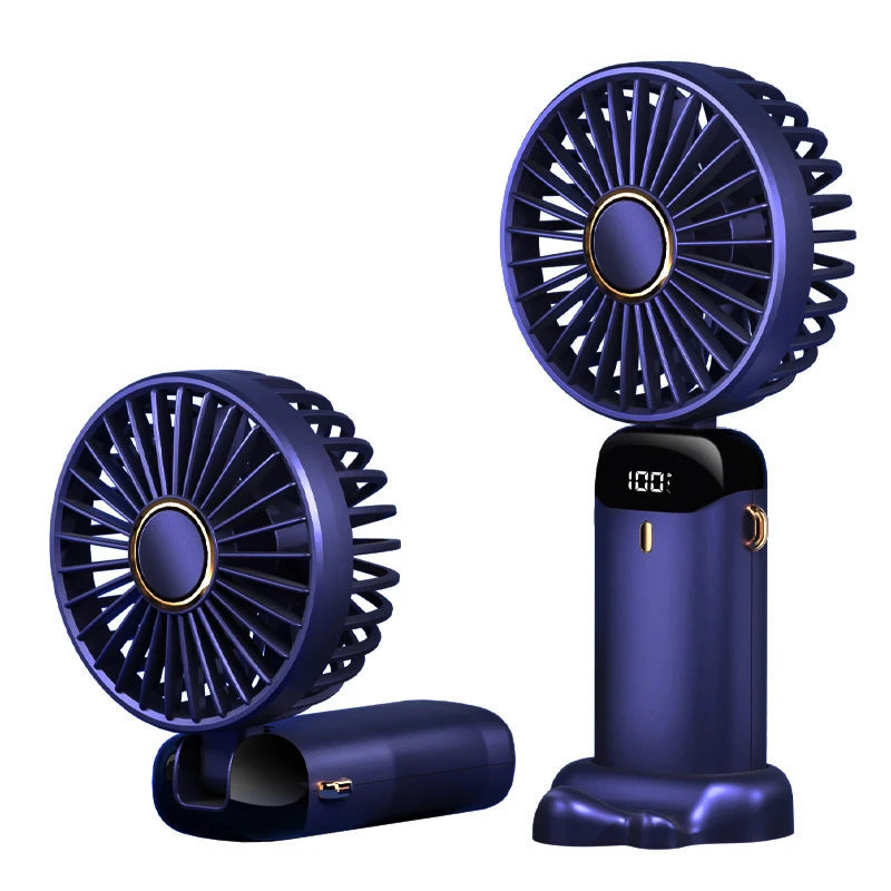 3-in-1 Portable Cooling Fan + Phone Holder