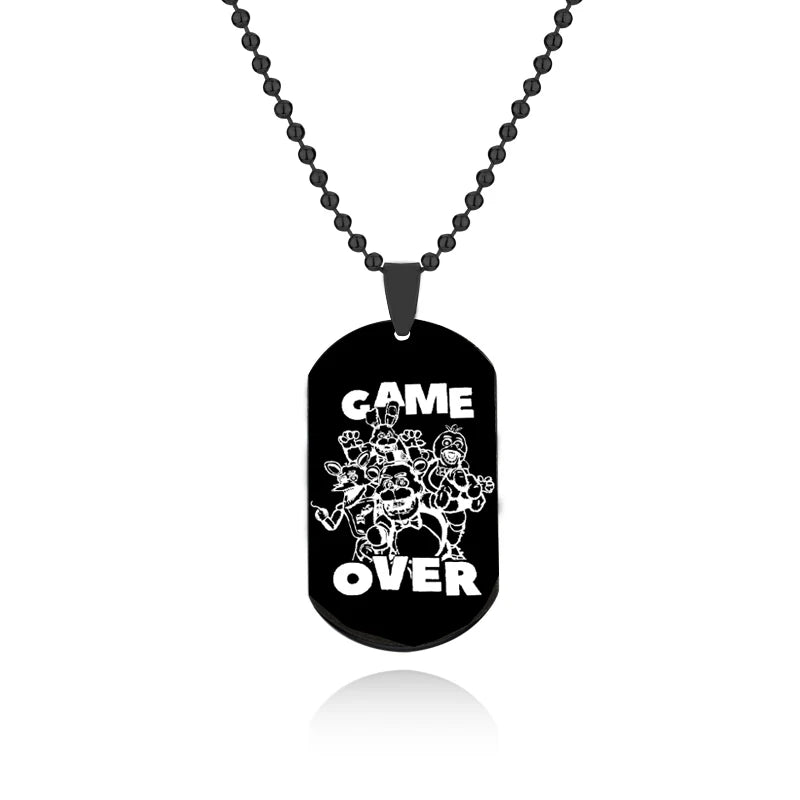 Five Nights at Freddy’s Freddy, Foxy & Bonnie Stainless Steel Necklace