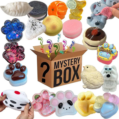 Mystery Cat Paw Squishy Toy – Kawaii Mochi Stress Relief Squeeze Fidget