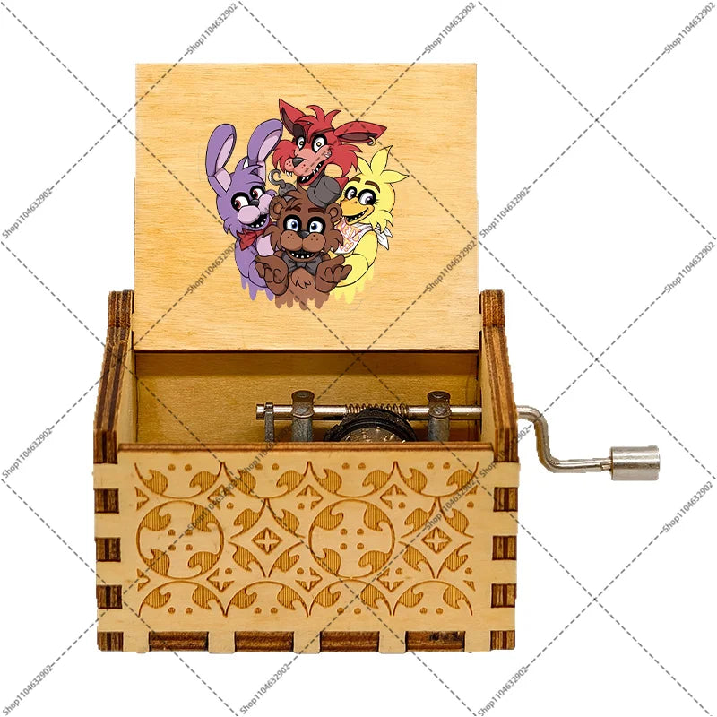 FNAF “You Are My Sunshine” Music Box – Mini Hand Crank Gift