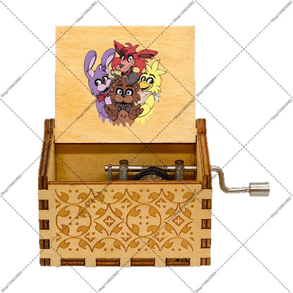 FNAF “You Are My Sunshine” Music Box – Mini Hand Crank Gift