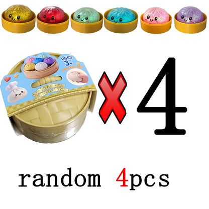 Cute Dumpling Squishy Toy – Slow Rising Stress Reliever