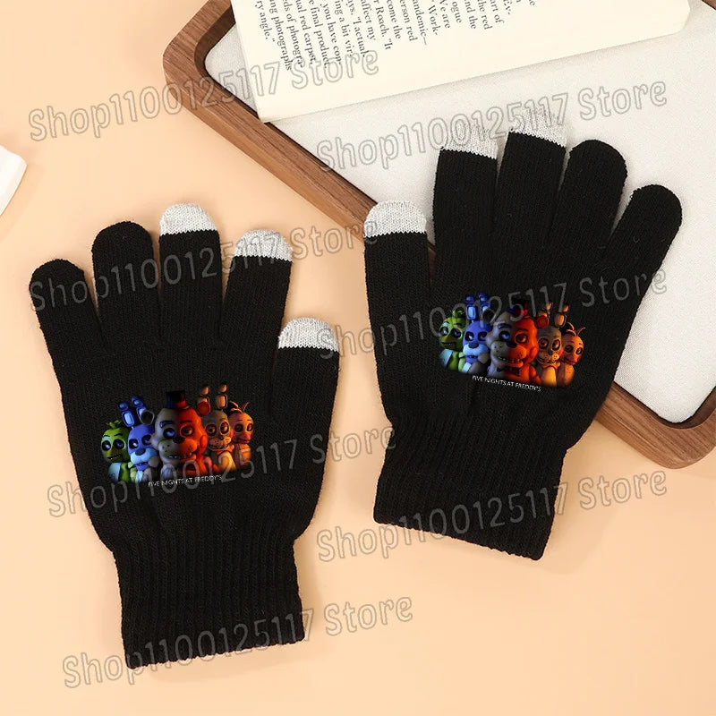 Fnafs Winter Gloves Men Boys Five Nights Freddy's Touch Screen