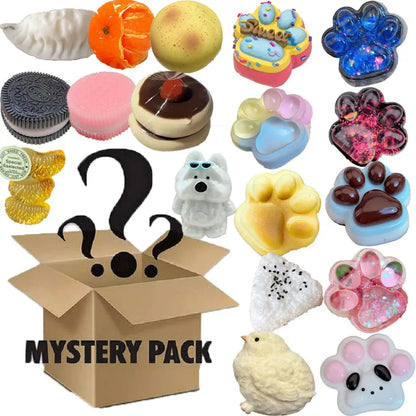 Mystery Cat Paw Squishy Toy – Kawaii Mochi Stress Relief Squeeze Fidget
