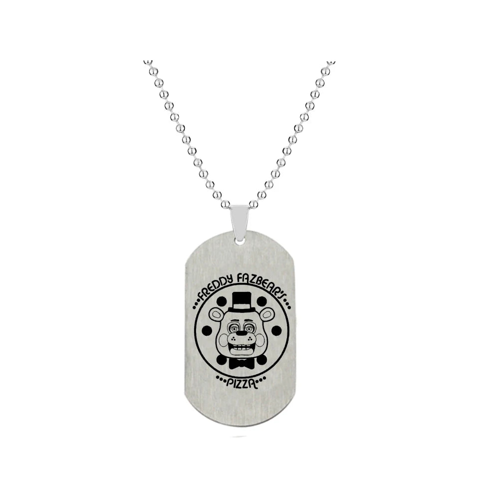 Five Nights at Freddy’s Freddy, Foxy & Bonnie Stainless Steel Necklace