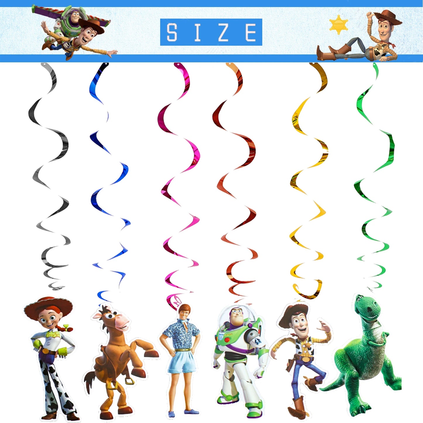 Toy Story Kids Birthday Party Supplies Set – Cups, Plates, Balloons & Decorations 🎉