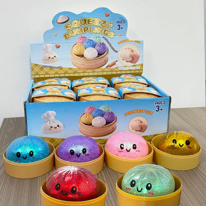 Cute Dumpling Squishy Toy – Slow Rising Stress Reliever