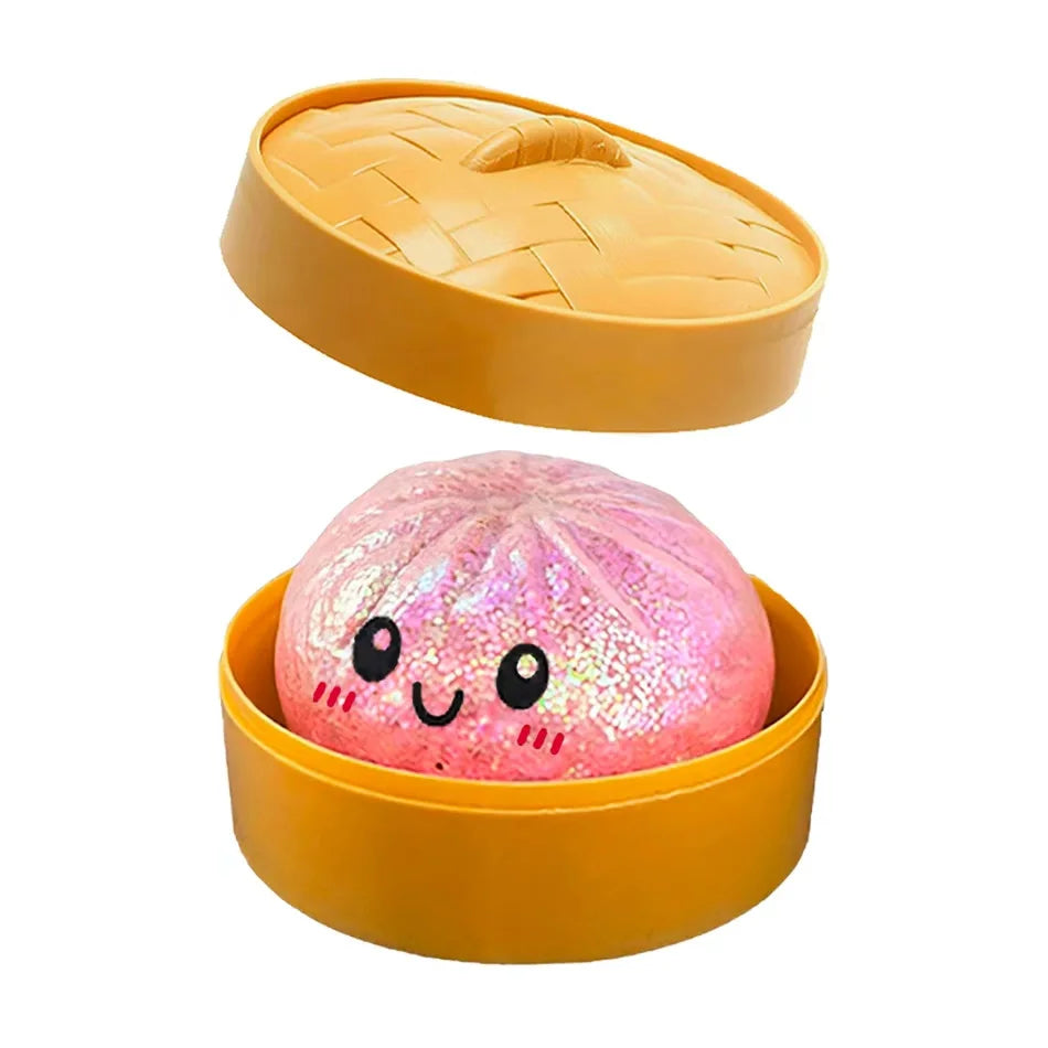 Cute Dumpling Squishy Toy – Slow Rising Stress Reliever
