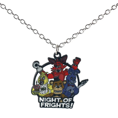 Five Nights at Freddy’s Foxy stainless steel Necklace – FNAF Character Pendant Jewellery