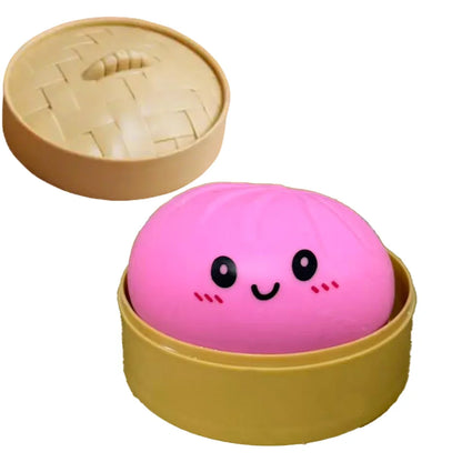 Cute Dumpling Squishy Toy – Slow Rising Stress Reliever