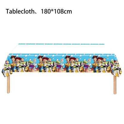 Toy Story Kids Birthday Party Supplies Set – Cups, Plates, Balloons & Decorations 🎉