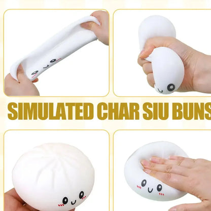 Cute Dumpling Squishy Toy – Slow Rising Stress Reliever